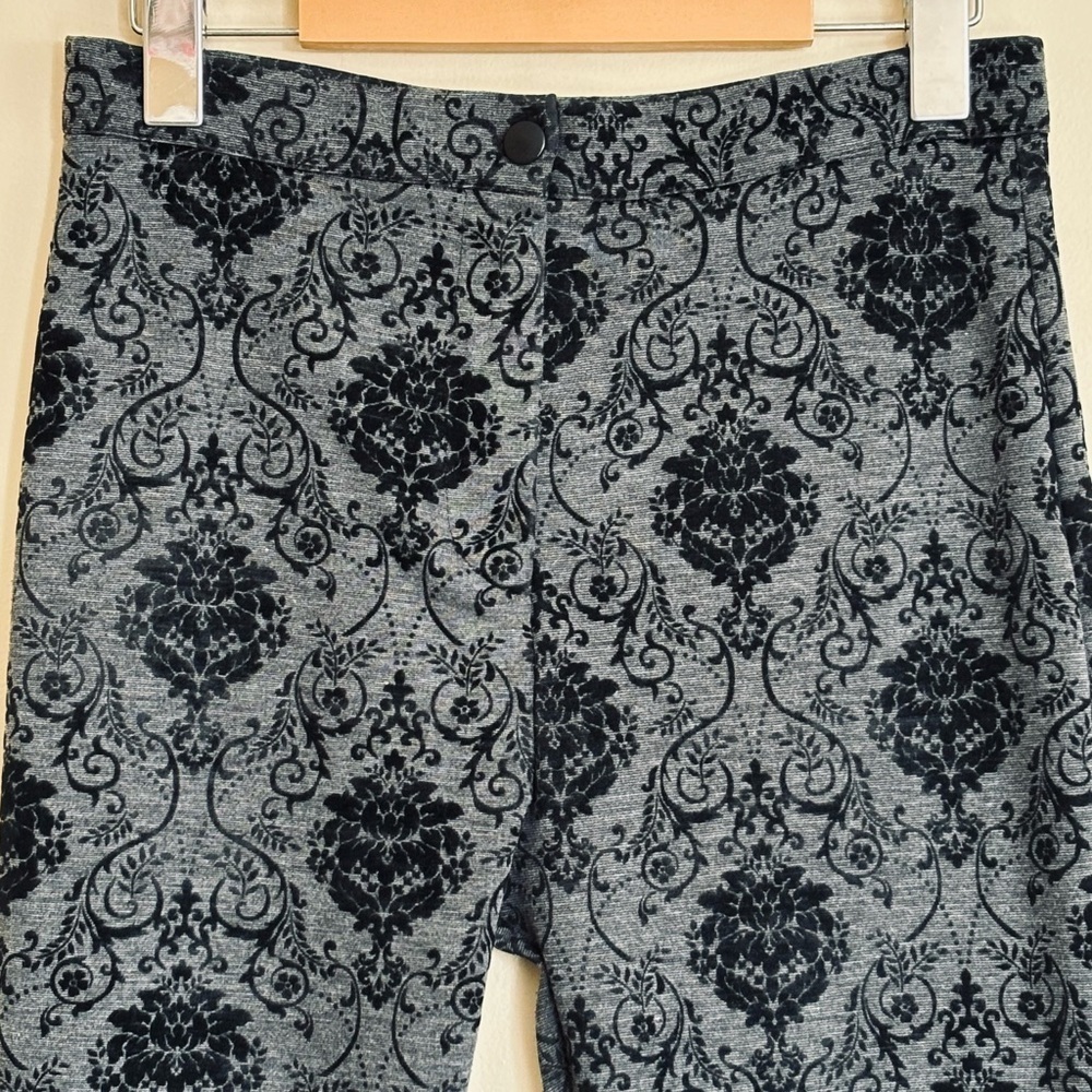 Topshop| Grey & Black Textured Luxe Skinny Pants Sz 8